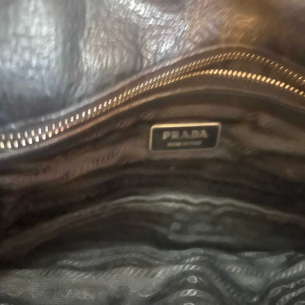 Prada Black Leather Satchel